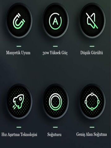 X42 Telefon Tablet Radyatör Soğutucu Rgb Renkli Aydınlatma Manyetik Yarı İletken Soğutma Fanı