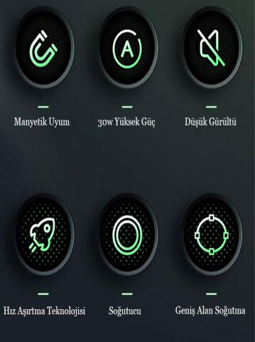 X42 Telefon Tablet Radyatör Soğutucu Rgb Renkli Aydınlatma Manyetik Yarı İletken Soğutma Fanı