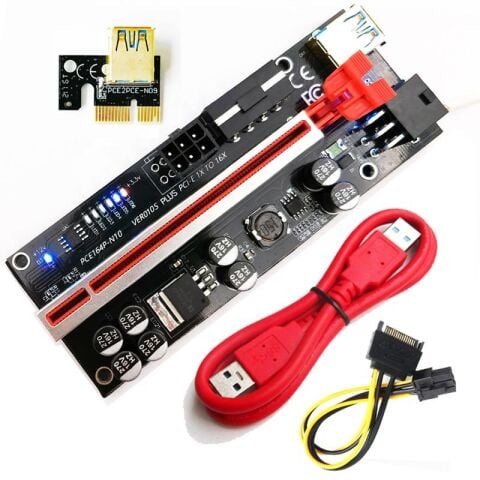 RISER 010s PLUS PCI-e 3.0 x16 Mining Ekran Kartı Çoğaltıcı