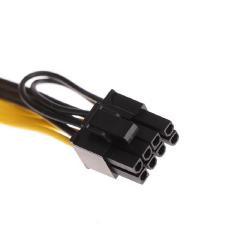 6 Pin PCI-e 8 Pin (6 + 2) PCI-e GPU Mining Güç Kablosu 60cm