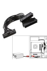 Anunnakıi 24 Pin Atx Dual Psu Çoklayıcı Anakart Mining Kablosu