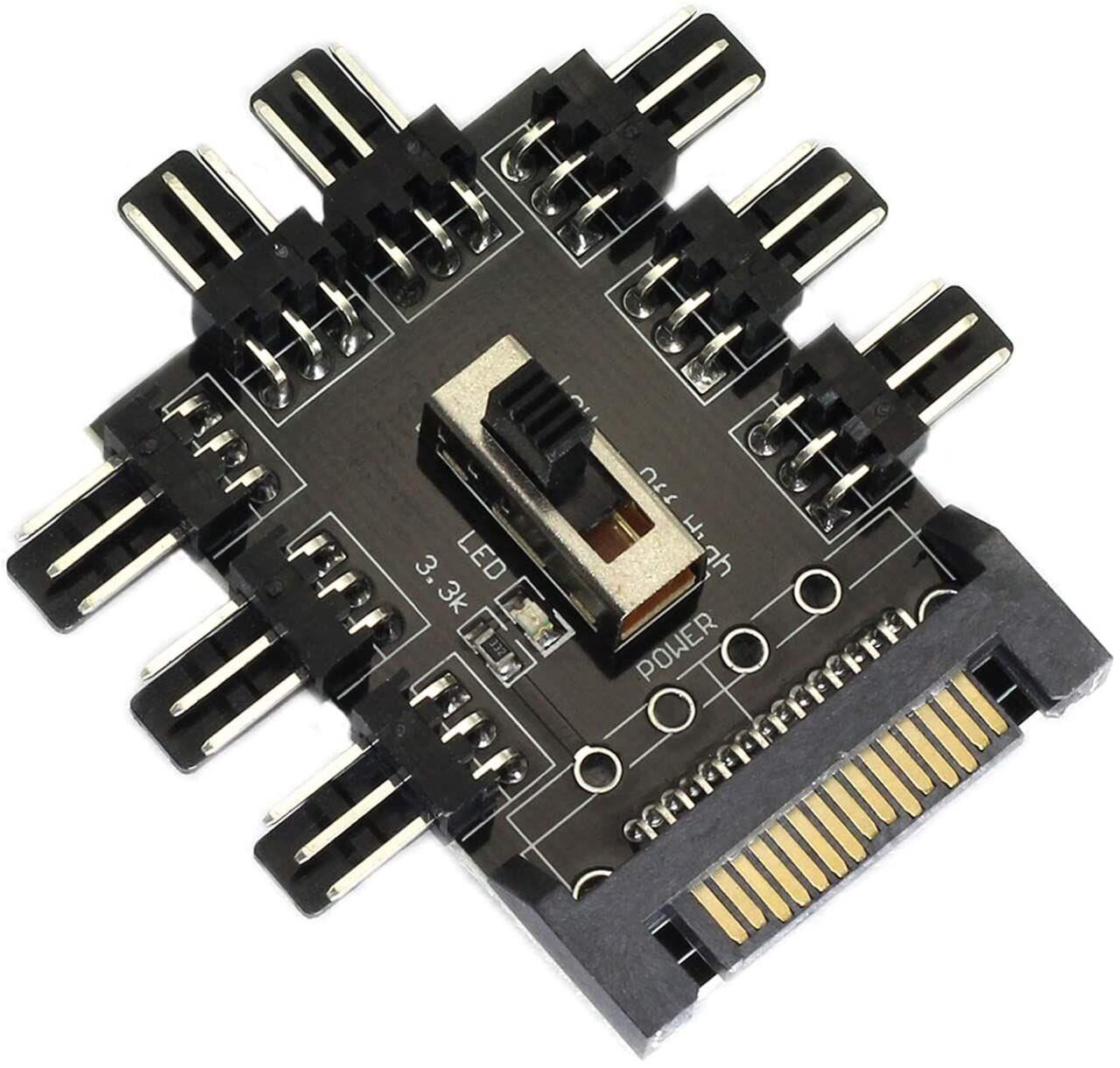 Anunnaki SATA 8 PORT Fan Çoğaltıcı Hub Kartı