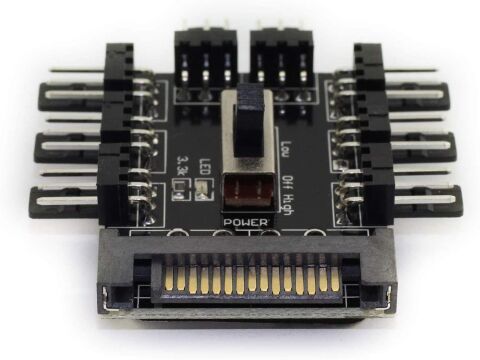 Anunnaki SATA 8 PORT Fan Çoğaltıcı Hub Kartı