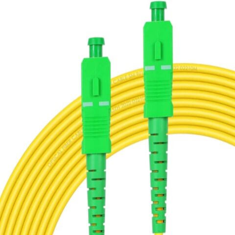 SC/APC – SC/APC Fiber Optik Patch Kablo Tek Mod G652D FTTH OLT ONU Modem Fiber Kablo  20 Metre