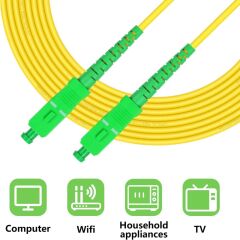 SC/APC – SC/APC Fiber Optik Patch Kablo Tek Mod G652D FTTH OLT ONU Modem Fiber Kablo  20 Metre