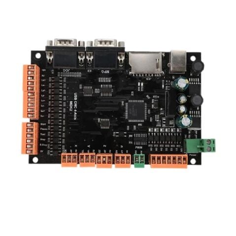 4 Eksen CNC Kontrol Kartı Kiti 100KHz USB Kademe Motoru Kontrolörü Kesme Panosu + USB Kablosu + CD