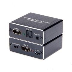 Anunnaki HDMI + Audio Out Ayırıcı Extractor Converter SPDIF Toslink Optik 3.5mm Ses Çıkışlı 4K