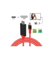 AN2260 Type-c to Hdmi IOS Android Tablet Pc Telefon Tv Usb-C 4K HDMI Görüntü ve Ses Aktarım Kablosu