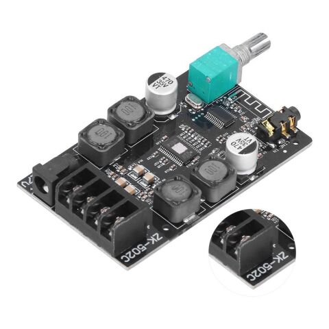 ZK-502C HIFI Kablosuz Bluetooth 5.0 Dijital Ses Yükseltici Amfi